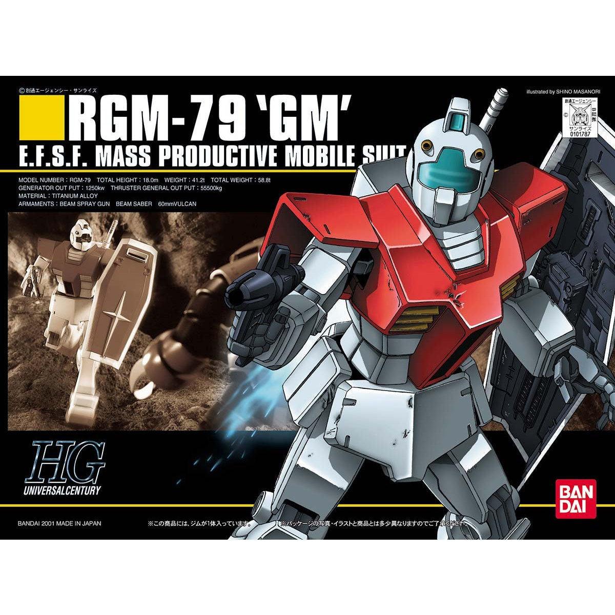 BANDAI HGUC RGM-79 GM - SaQra Mart Hobby