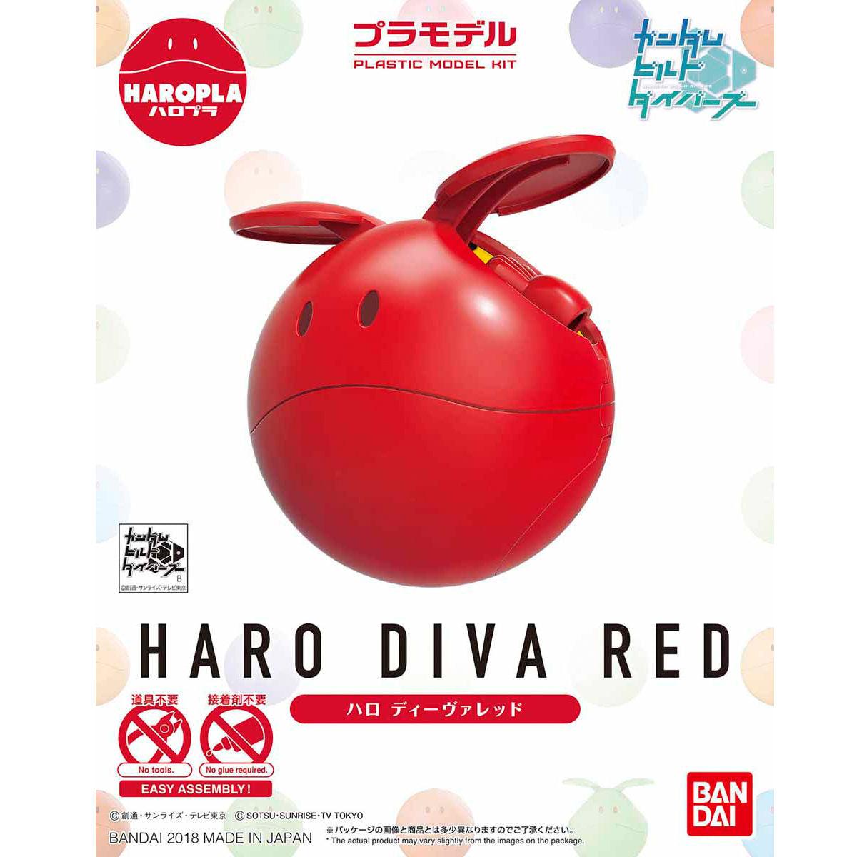 BANDAI HAROPLA 002 HARO DIVA RED - SaQra Mart Hobby