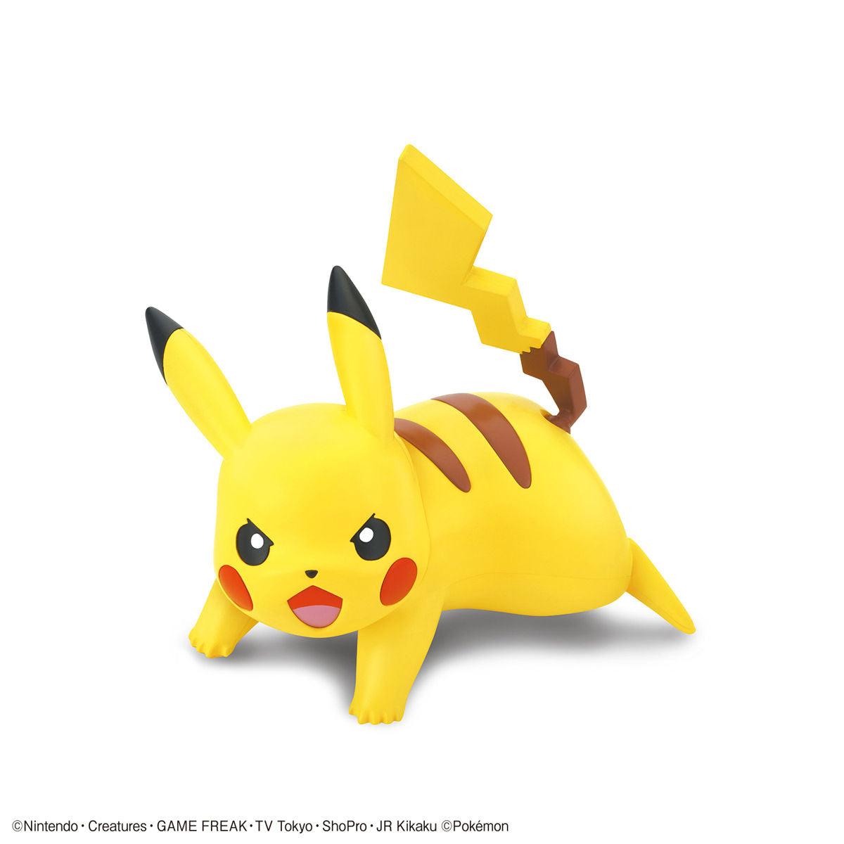 BANDAI Pokemon PLAMO Quick!! PIKACHU (Battle Pose) - SaQra Mart Hobby