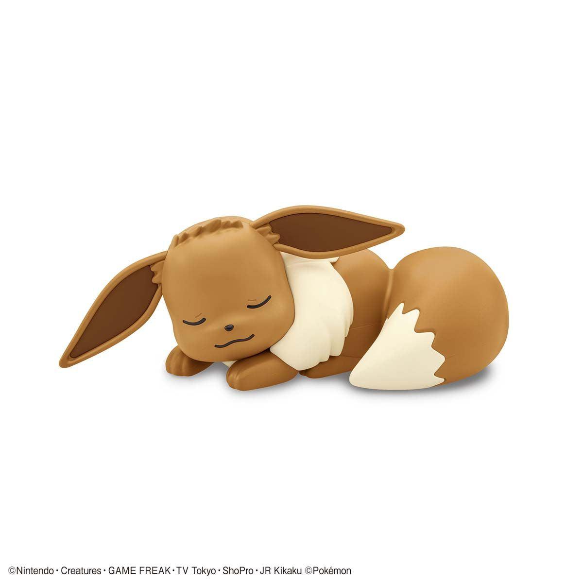 BANDAI Pokemon PLAMO Quick!! 07 Eevee (Sleeping pose) - SaQra Mart Hobby