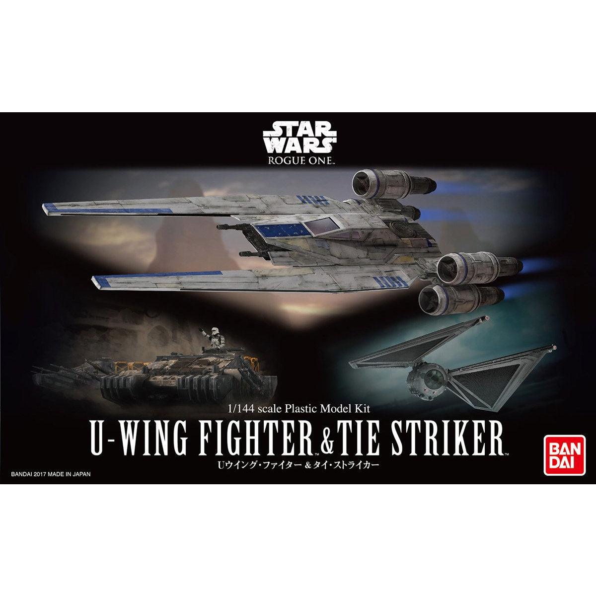 BANDAI STAR WARS 1/144 U-WING FIGHTER & TIE STRIKER - SaQra Mart Hobby