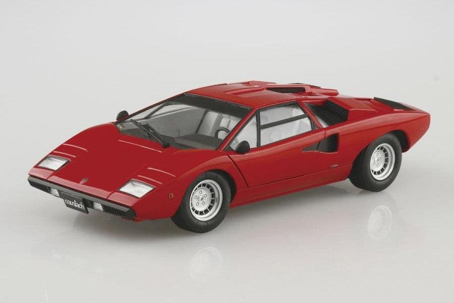 AOSHIMA 1/24 Scale THE SUPER CAR: 001 '74 Lamborghini Countach LP400 - SaQra Mart Hobby