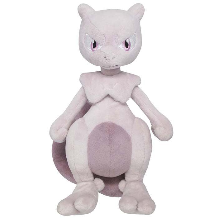 Sanei Pokemon All Star Collection Plush Toy PP024 Mewtwo (S), 10 inches - SaQra Mart Hobby
