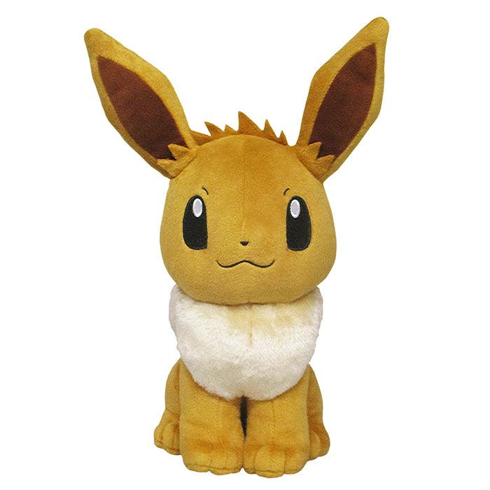 Sanei Pokemon All Star Collection Plush Toy PP051 Eevee (M), 12.6 inches - SaQra Mart Hobby