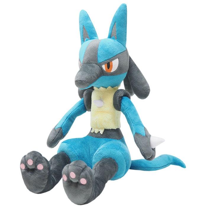 Sanei Pokemon All Star Collection Plush Toy PP052 Lucario (M), 13 inches - SaQra Mart Hobby