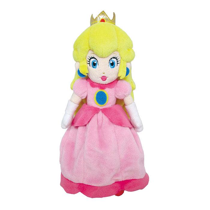 Sanei SUPER MARIO - All Star Collection Plush Toy AC05 Princess Peach, Small, 10 Inch - SaQra Mart Hobby