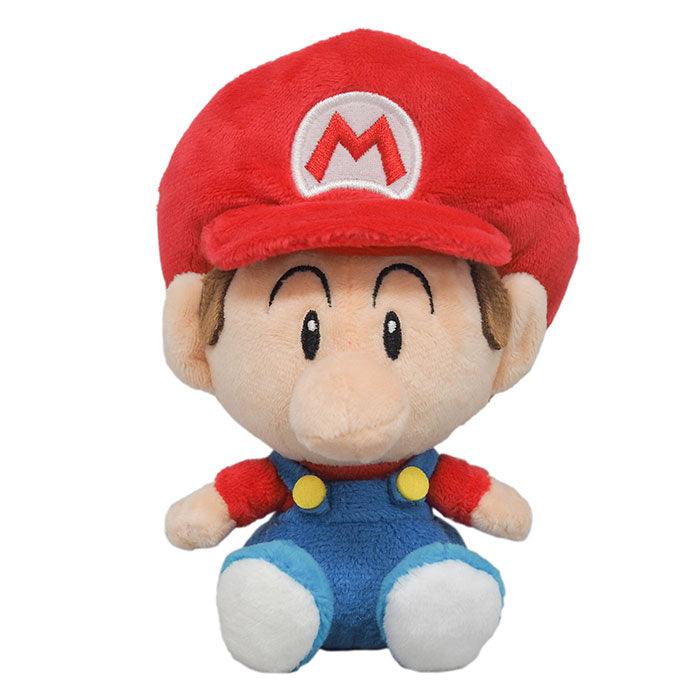 Sanei SUPER MARIO - All Star Collection Plush Toy AC52 Baby Mario, Small, 6 Inch - SaQra Mart Hobby