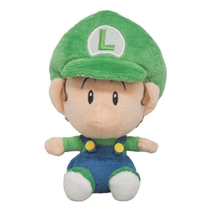 Sanei SUPER MARIO - All Star Collection Plush Toy AC53 Baby Luigi, Small, 6 Inch - SaQra Mart Hobby