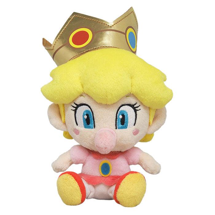 Sanei SUPER MARIO - All Star Collection Plush Toy AC54 Baby Peach, Small, 7 Inch - SaQra Mart Hobby
