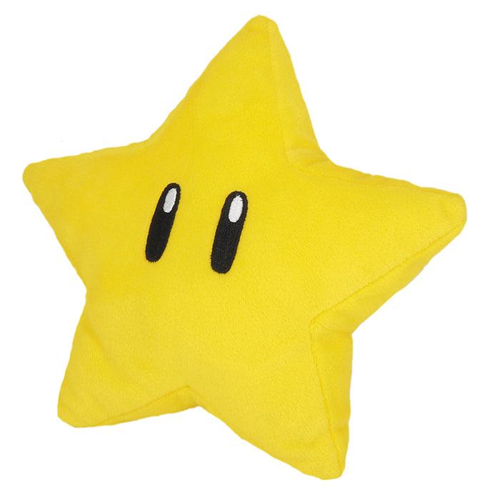 Sanei SUPER MARIO - All Star Collection Plush Toy AC63 Super Star, Small, 7 Inch - SaQra Mart Hobby