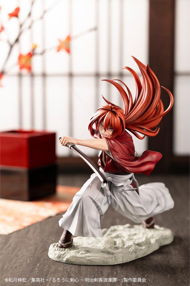 KOTOBUKIYA ARTFX J Rurouni Kenshin: Meiji Kenkaku Romantan: Kenshin Himura - SaQra Mart Hobby