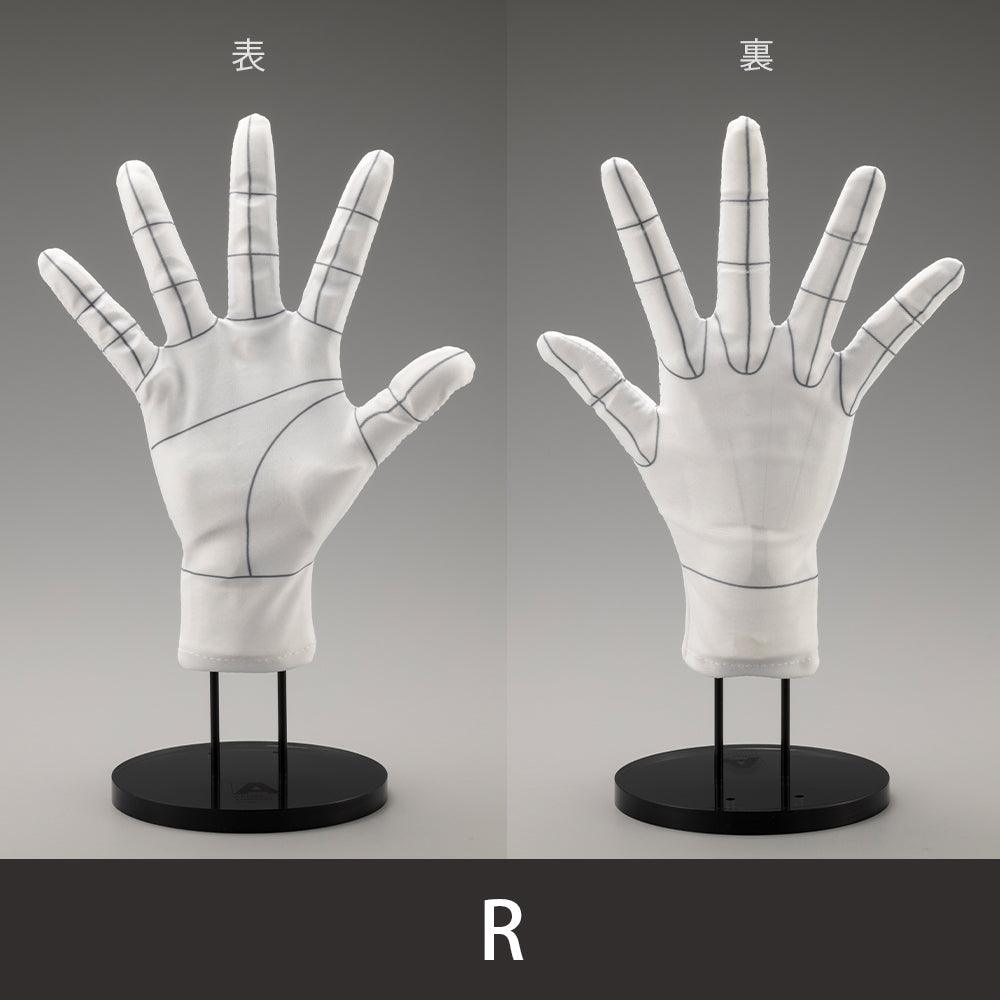 KOTOBUKIYA ARTIST SUPPORT ITEM Hand Model Glove/R -Wireframe- - SaQra Mart Hobby