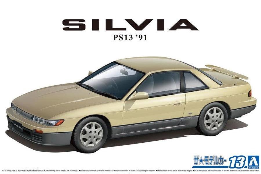 AOSHIMA 1/24 Scale THE MODEL CAR: No.013 NISSAN PS13 SILVIA K's Dia-Package'91 - SaQra Mart Hobby