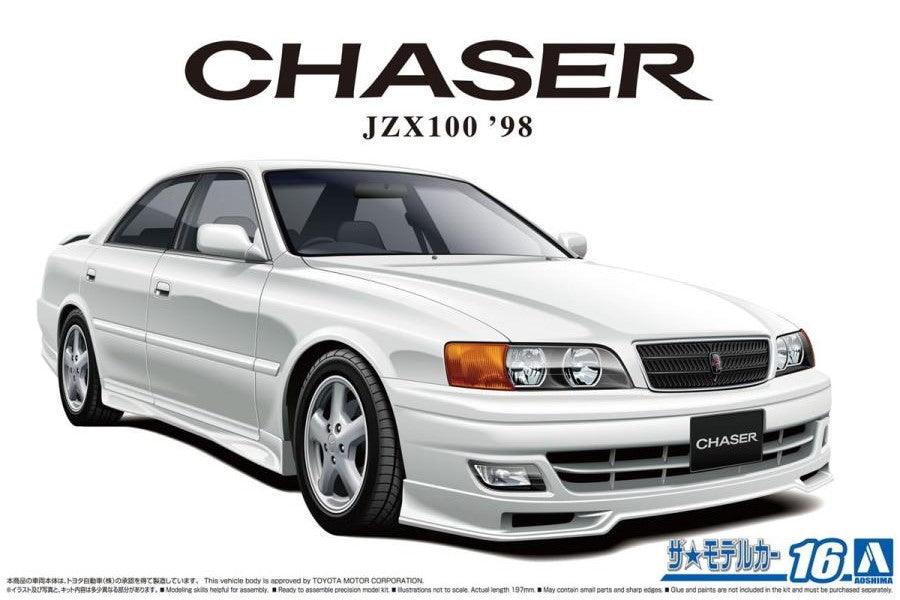 AOSHIMA 1/24 Scale THE MODEL CAR: No.016 TOYOTA JZX100 CHASER TOURER V '98 - SaQra Mart Hobby