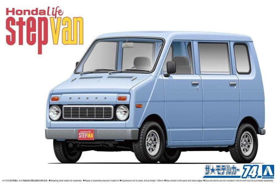 AOSHIMA 1/24 Scale THE MODEL CAR: No.074 HONDA VA Life Step Van '74 - SaQra Mart Hobby