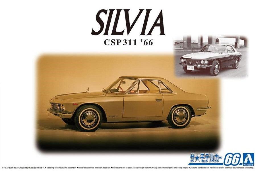 AOSHIMA 1/24 Scale THE MODEL CAR: No.084 NISSAN CSP311 SILVIA '66 - SaQra Mart Hobby