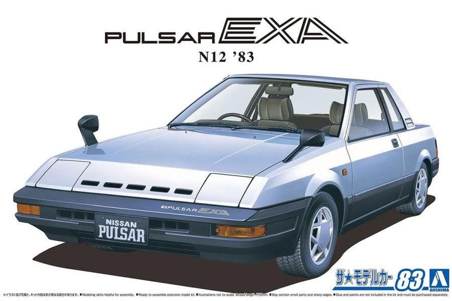 AOSHIMA 1/24 Scale THE MODEL CAR: No.083 NISSAN HN12 PULSAR EXA '83 - SaQra Mart Hobby
