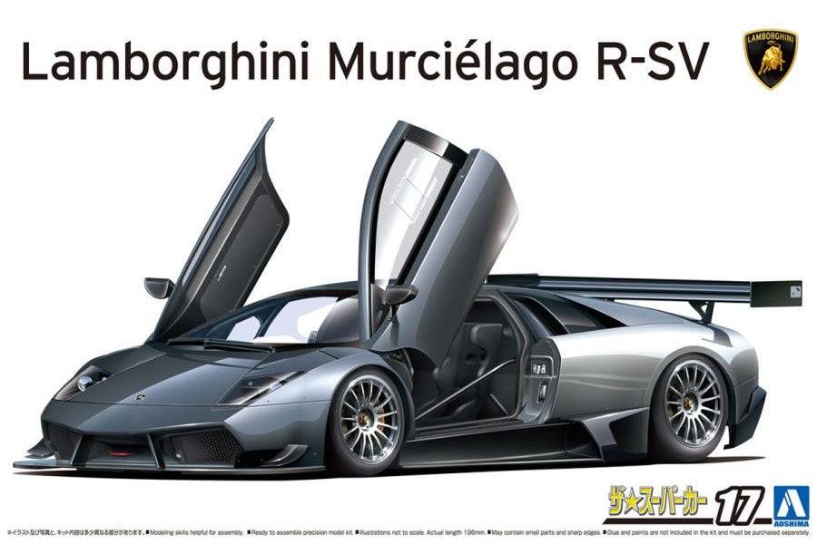 AOSHIMA 1/24 Scale THE SUPER CAR: 017 '10 Lamborghini MURCIELAGO R-SV - SaQra Mart Hobby