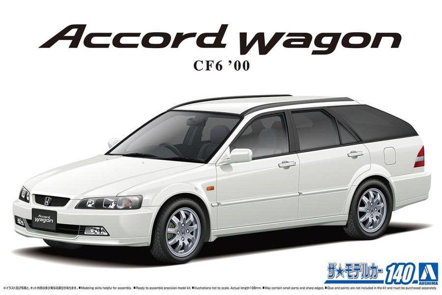 AOSHIMA 1/24 Scale THE MODEL CAR: No.140 HONDA CF6 ACCORD WAGON VTL '00 - SaQra Mart Hobby