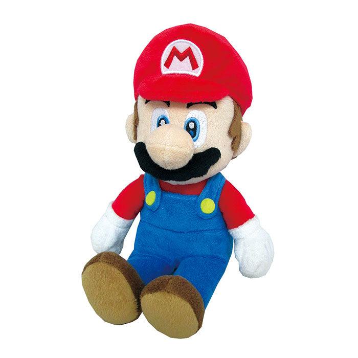Sanei SUPER MARIO - All Star Collection Plush Toy AC01 Mario, Small, 9.5 Inch - SaQra Mart Hobby