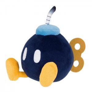 Sanei SUPER MARIO - All Star Collection Plush Toy AC16 Bob-omb, Small, 4.5 Inch - SaQra Mart Hobby