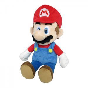 Sanei SUPER MARIO - All Star Collection Plush Toy AC17 Mario, Middle, 14 Inch - SaQra Mart Hobby