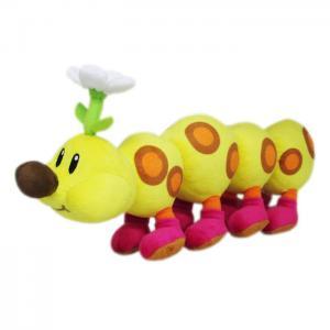 Sanei SUPER MARIO - All Star Collection Plush Toy AC26 Wiggler, Small, 5.5 Inch - SaQra Mart Hobby