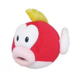 Sanei SUPER MARIO - All Star Collection Plush Toy AC30 Cheep, Small, 5 Inch - SaQra Mart Hobby