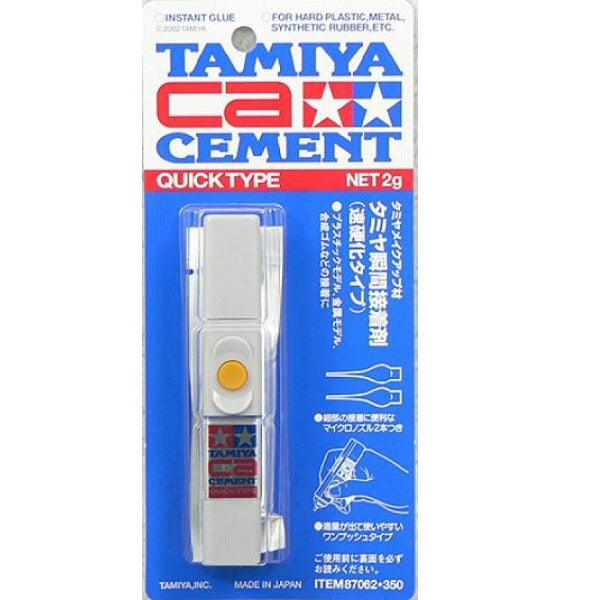 TAMIYA Make-up consumable meterial: #87062 TAMIYA CA Cement(Quick Type) - SaQra Mart Hobby