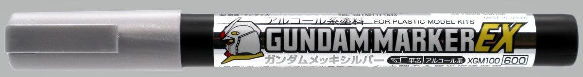 GSI Creos GUNDAM MARKER EX: XGM100 - GUNDAM MARKER Plating Silver - SaQra Mart Hobby